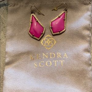 Kendra Scott Hot Pink Alex earrings